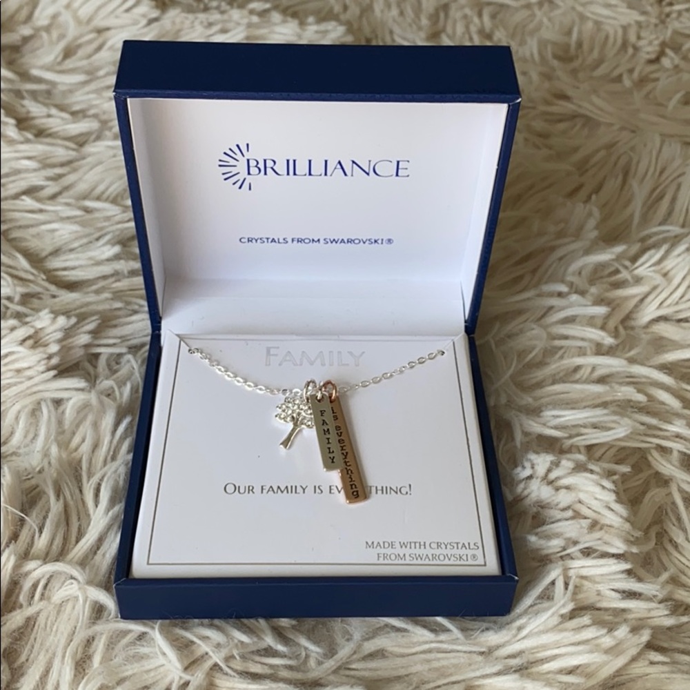 “Family is everything” necklace